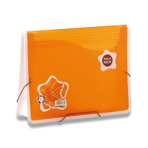 Box na dokumenty Poly Rock A4 oranžová